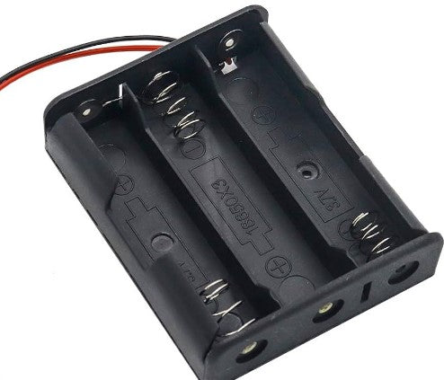 3.7v Battery Holder, 18650 Battery Holder, 3x18650 Battery Holder With Wire