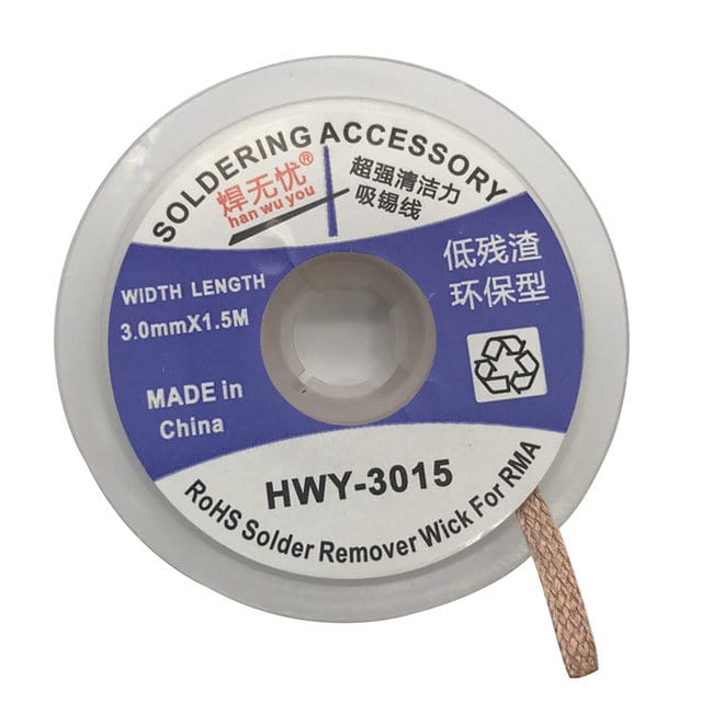 Desoldering Wick Tape, Width: 3mm, Length: 1.5 meter