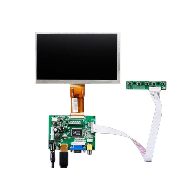 HDMI 4 Pi, 7" 7inch Display no Touchscreen, 1024x600, HDMI/VGA/NTSC/PAL