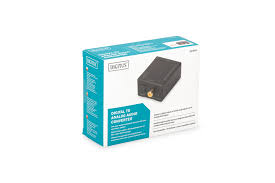 Digital to Analog Converter,  Input: Optical/Toslink Socket and RCA Socket, Output: RCA SocketN