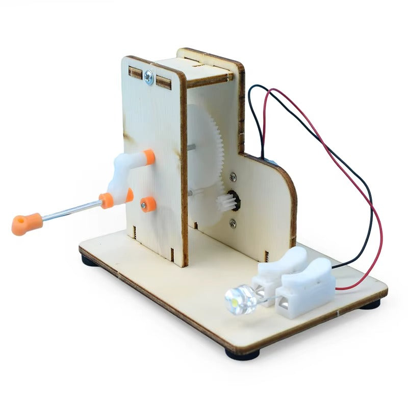 DIY Hand Power Generator Kit, School Students Science Physics Experiment