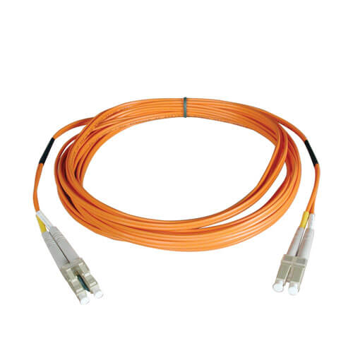 Fiber Patch Cable, LC to LC, 10 meters, Duplex, Male to Male, Brand: Tripp Lite