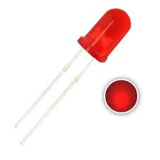 LED Red 5mm, High Brightness, 1500 to 3500mcd