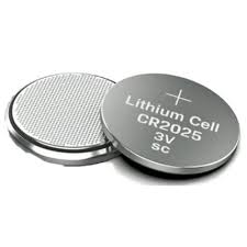 2025 Battery, CR2025 Lithium Coin Battery, 3v, 150mA