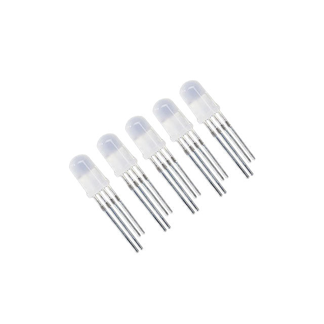 RGB LED, 10mm, 4pins, Common Anode, C.A.