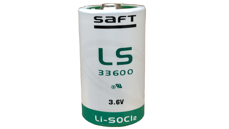 LS33600 SAFT lithium Battery 3.6V non-rechargeable