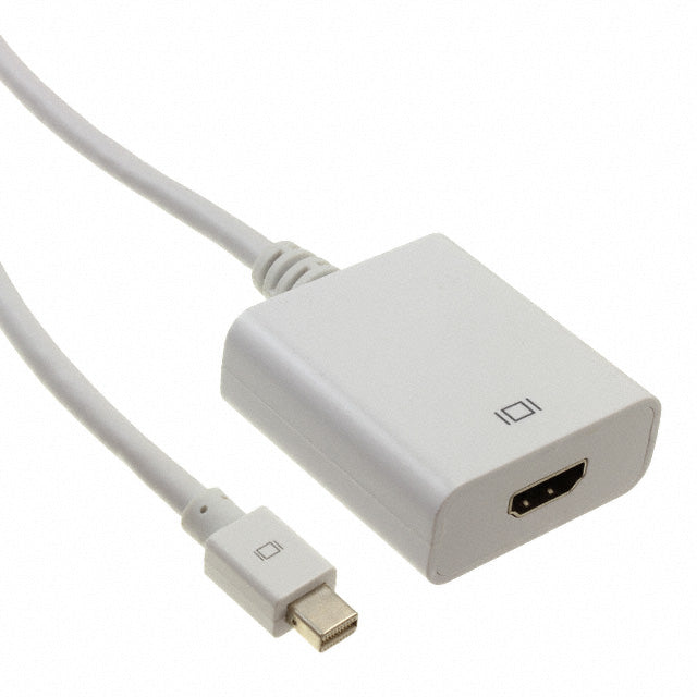 Cable Mini Display Port to HDMI, White, 90 cm