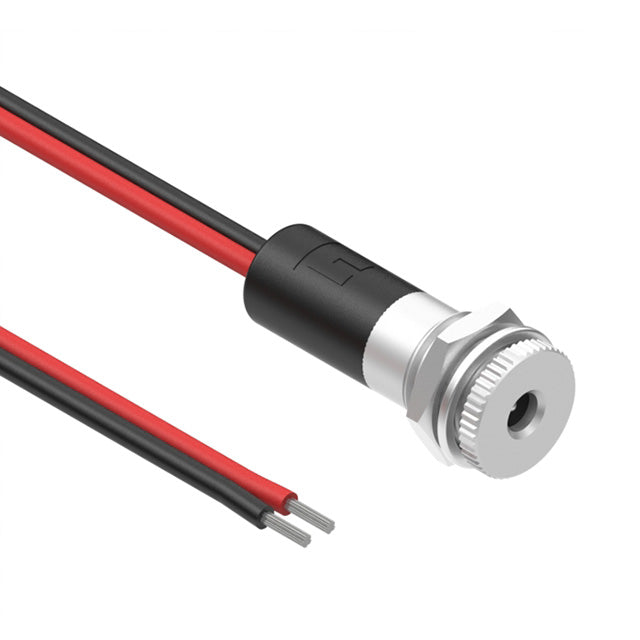 DC Power Cable, 3.5mm OD Jack to Wire Leads, 0.3 meter