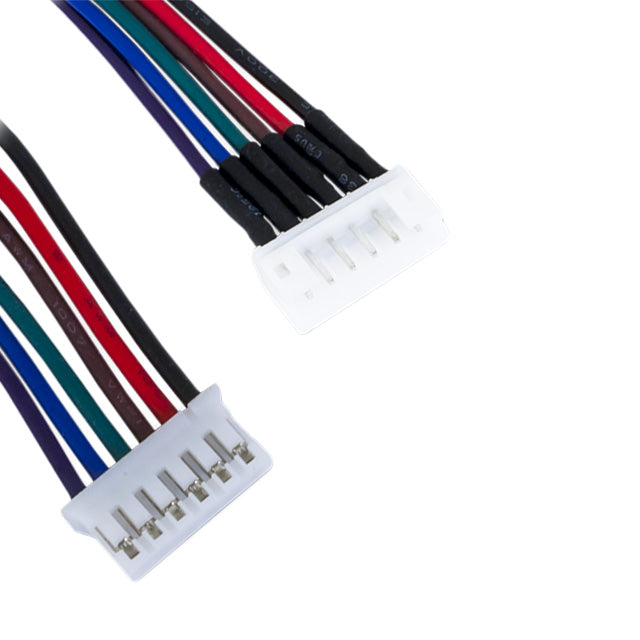 Cable Assembly Patch Cord, Wire to Board to Wire to Board, 6pin to 6pin, Male to Female, 0.25 meter