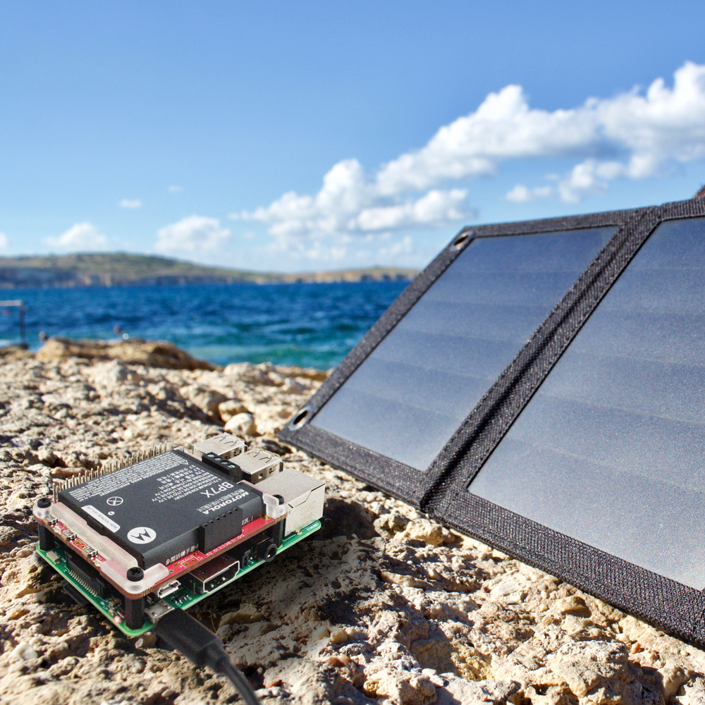 Solar Panel 12W for Raspberry Pi and Mobile Charging