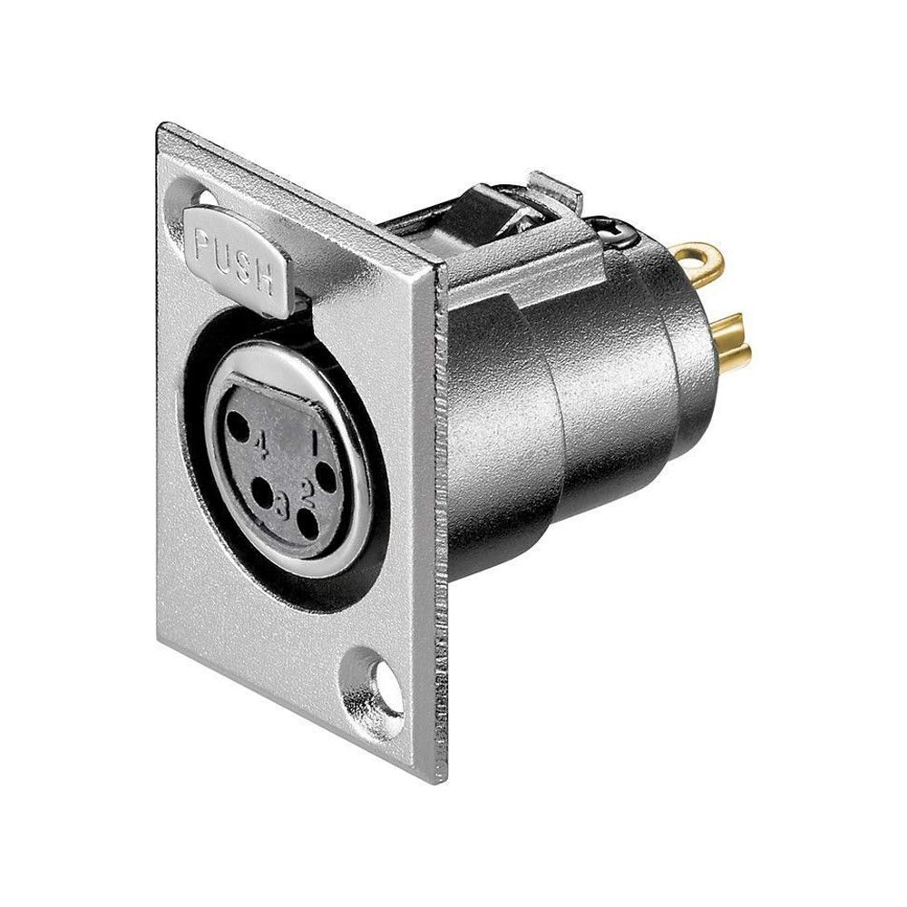 XLR Socket, Female, 4 PIN