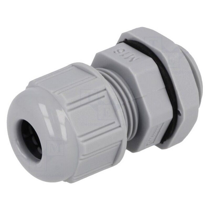 Cable Gland, M20, IP68, Polyamide, Grey