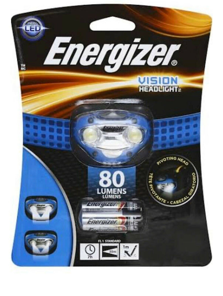 LED Light Headtorch, 7h, Blue Color, Energizer