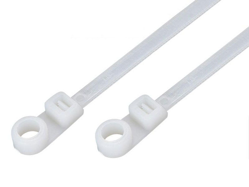 Cable Tie, Cable Ties with a Metal clasp and Fixing Lugs, Length 110mm (20 in 1 )