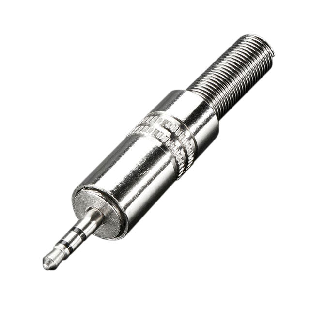 Stereo Plug Connector, 2.5mm, Silver