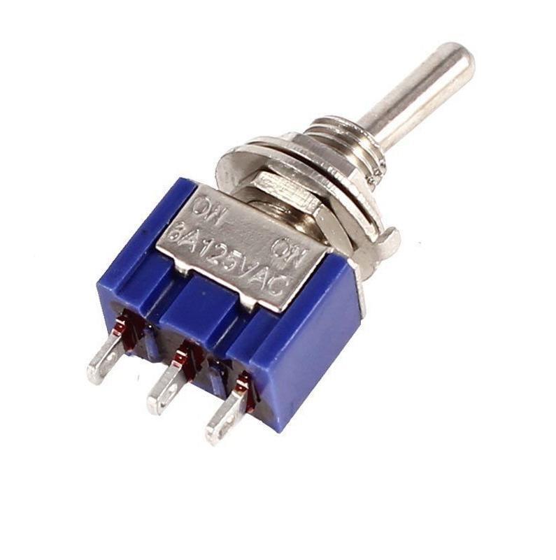 Toggle Switch, ON-ON, 3Pin, MTS-102, AC 125V/6A, 250V/3A