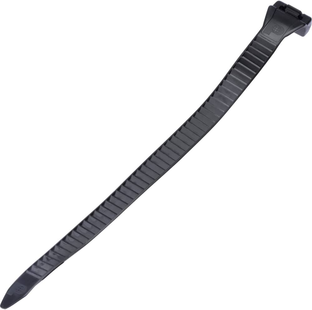 Cable Ties, Thermoplastic, Black, 21cm, Flame Retardant, Halogen Free, (per 1pcs)