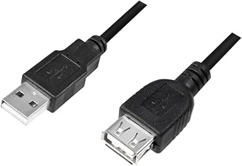 Cable USB A plug, USB A socket, 2 meters