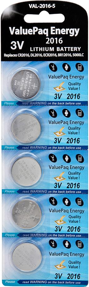 2016 Battery, CR2016 Coin Battery, 3v, 75mA