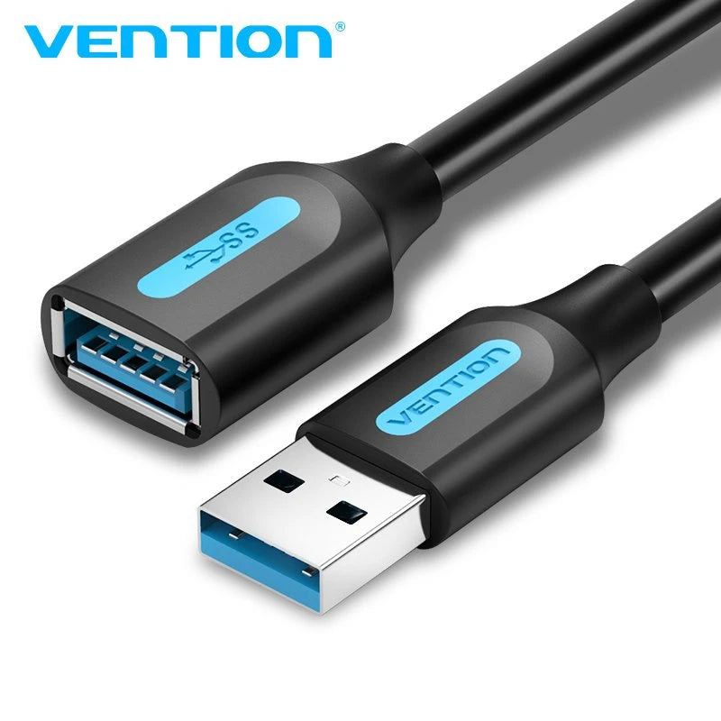 Cable USB 3.0, USB A plug, USB A socket, 2 meter, VENTION
