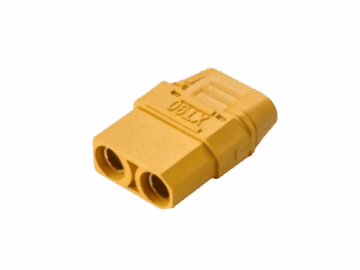 XT90, DC Supply Plug, Female, 2 PIN, 40A, 500V