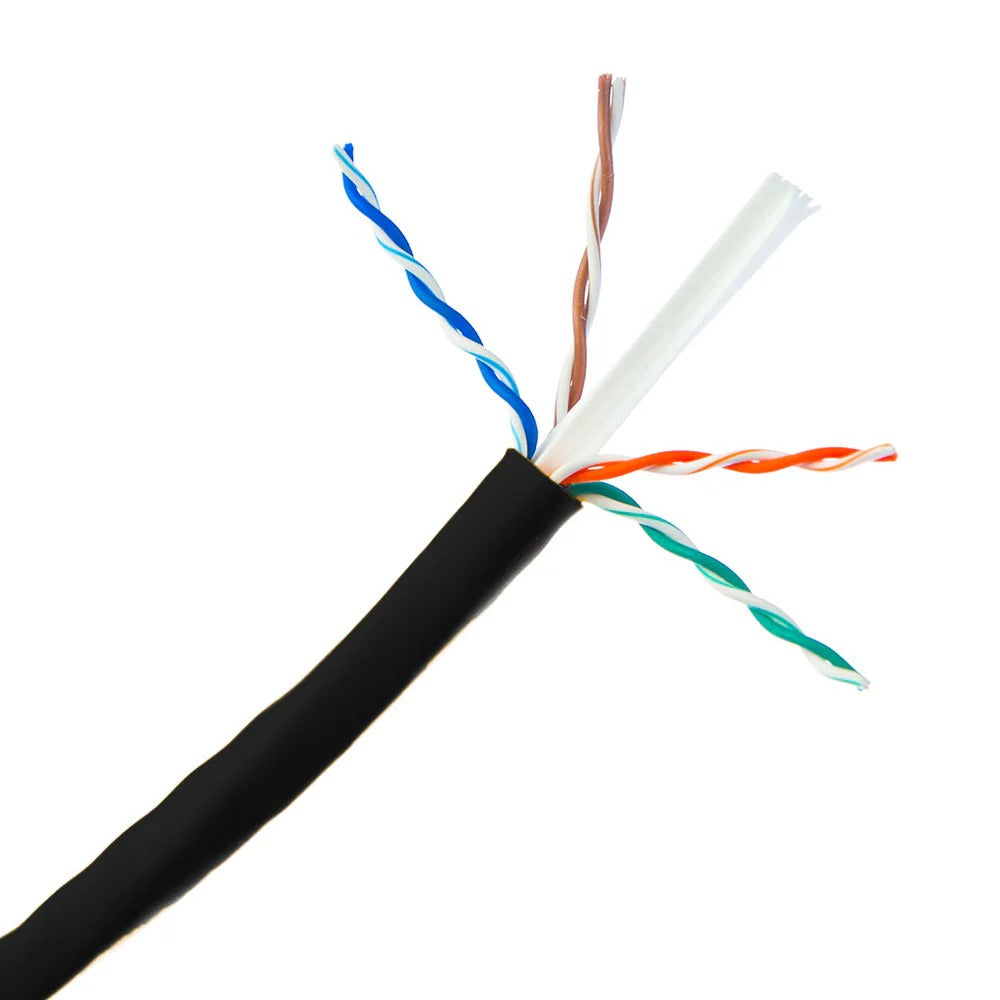 CAT6 outdoor U/UTP Network Cable (Solid Copper, 0.51mm) Hikvision, (Full Box)