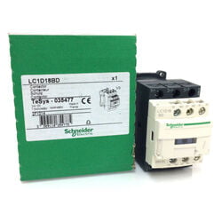 LC1D18BD Schneider Contactor 24VDC 5.5kW