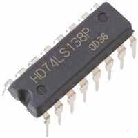 IC 74138 (3-to-8 line decoder/demultiplexer)