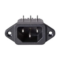 Panel Mount Plug Adapter Power Socket 250V 10A