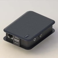 Raspberry Pi4 B Enclosure, Black, 73mm x 100mm