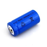 16340 Battery 3.7V 1300mAh