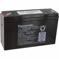 Rechargeable Lead Acid Battery, 6V, 12A