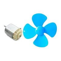3VDC, 0.13A, 12500RPM Motor with Propeller 80mmx2mm