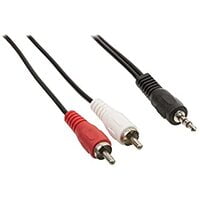 Audio Cable Adapter, 3.5mm Jack to Stereo RCA Connector, 3m