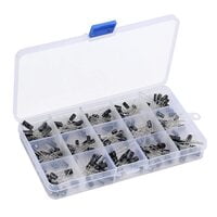 Electrolytic Capacitor Assorted Box Kit 200Pcs 15 Value