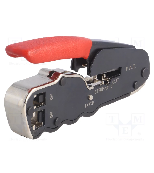 RJ11, RJ12, RJ45 Plug Crimping Tool, 140mm