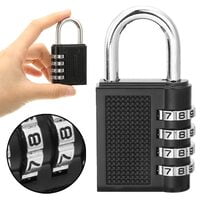 Heavy Duty 4 Dial Digit Combination Lock,  Weatherproof Protection