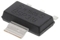 BSP318 Transistor MOSFET,  N-Channel, 60V, 2.6A, SMD