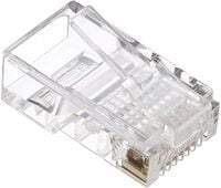 RJ45 Plug, 8pins,  Unshielded, Gold-Plated