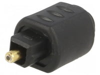 Toslink Fiber Optic Connector/Adapter, Toslink Plug, Toslink 3.5mm Mini Socket