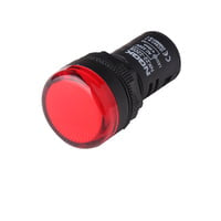 Red Led Indicator Pilot Lamp Panel Mount 220V, 22mm