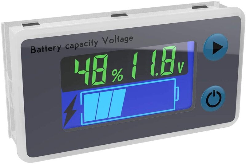 Universal Battery Capacity Voltmeter Tester, 10-100VDC