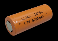 26650 Rechargeable Battery 3.7V, 5000mah