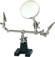 PCB Holder with Magnifying Glass, 60mm