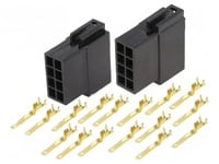 Socket Kit, 16 Pins, 2x Housing for ISO Socket