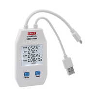 USB Tester with LCD, VDC: 4 to 24V, 10mVDC, I DC: 50mA to 5A