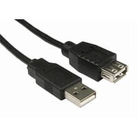 USB 2.0 A Male to Female Extension Cable 0.6M