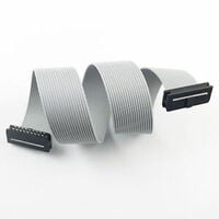 Ribbon cable with IDC connectors 18x28AWG