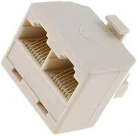 RJ45 Splitter, Layout: 8p8c, 2x RJ45 Socket, 1x RJ45 Plug