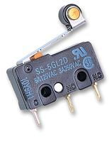 Limit Microswitch SNAP ACTION with lever (with roller) SPDT, 5A / 125V AC